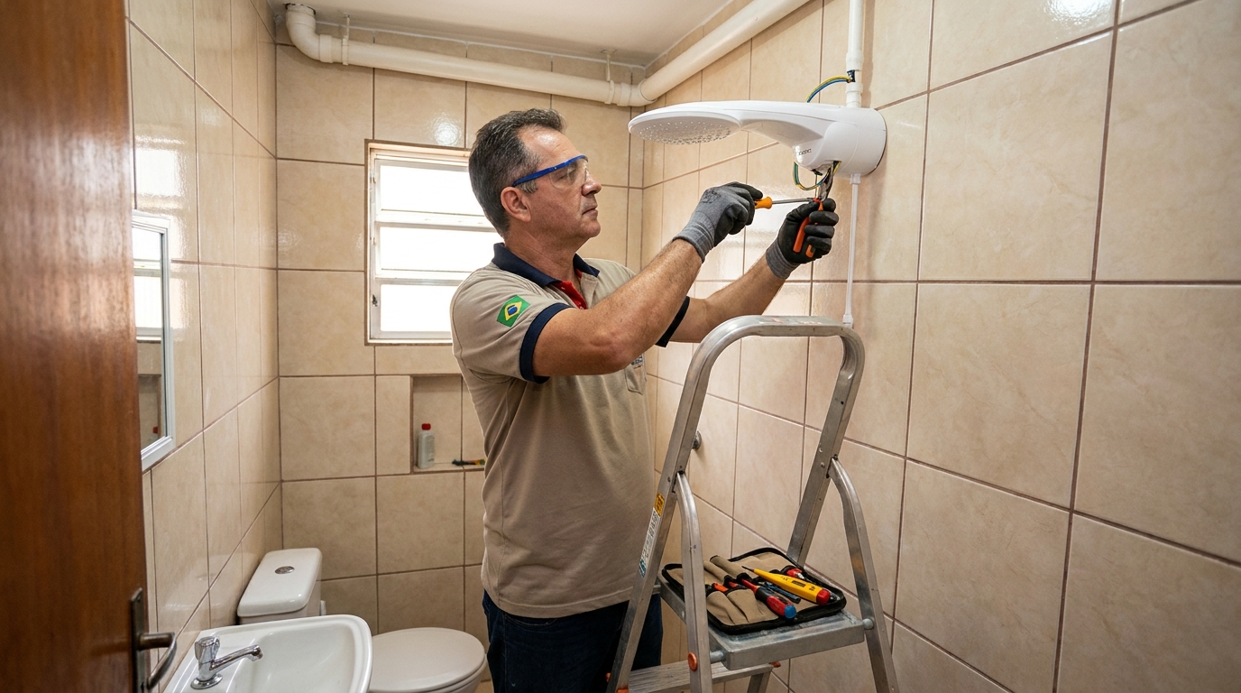 Instalação com pressurizador em Belo Horizonte-MG
